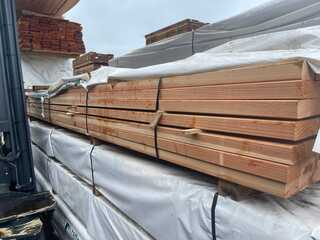 Ca. 96x Douglas regels geschaafd, 45x70mm, lengte 300cm